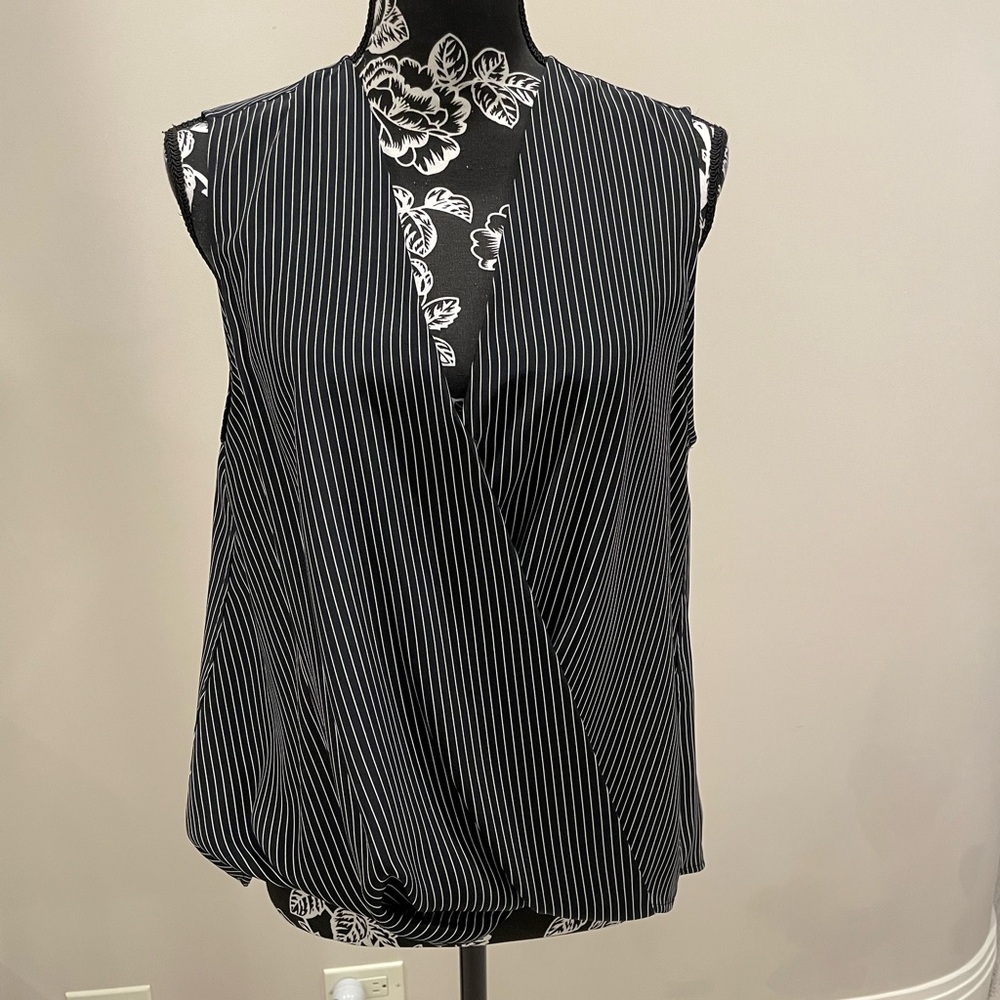 Rag & Bone Victor Striped Sleeveless Blouse NWT